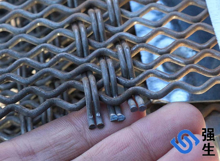 实景拍摄-锰钢筛网的结构形式